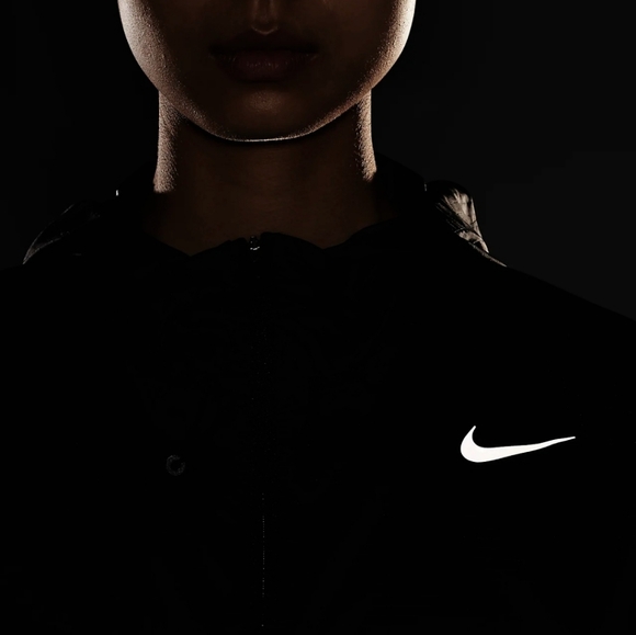 Nike Essential Women's Running Jacket/Orange/ Small/ NEW NO TAG/ Water Repellent - Picture 15 of 17